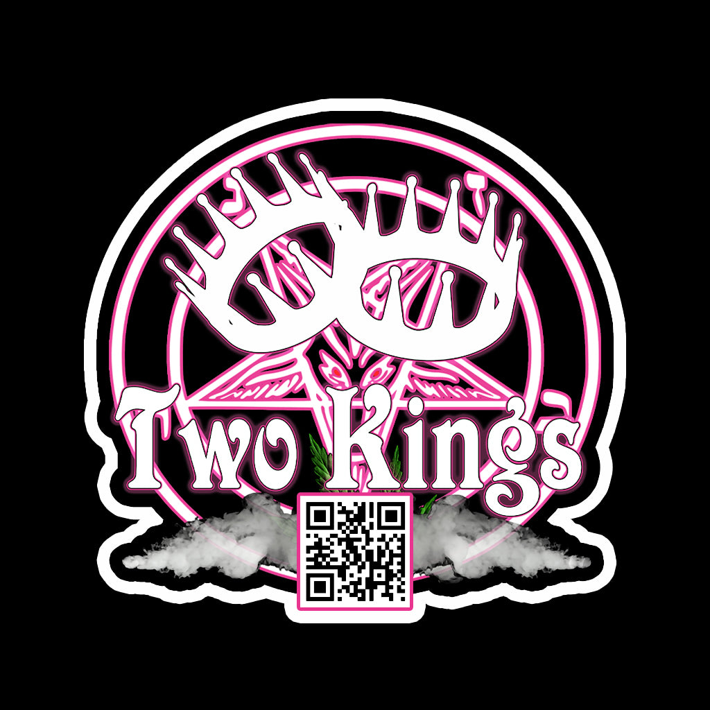 Sticker- TKG Pink – Two Kings Glass