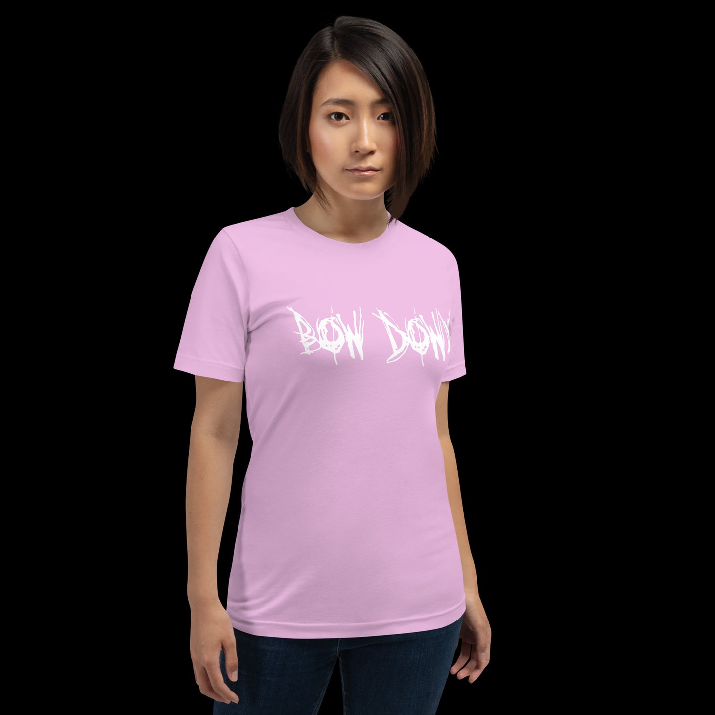 Bow Down Logo Short-Sleeve Unisex T-Shirt