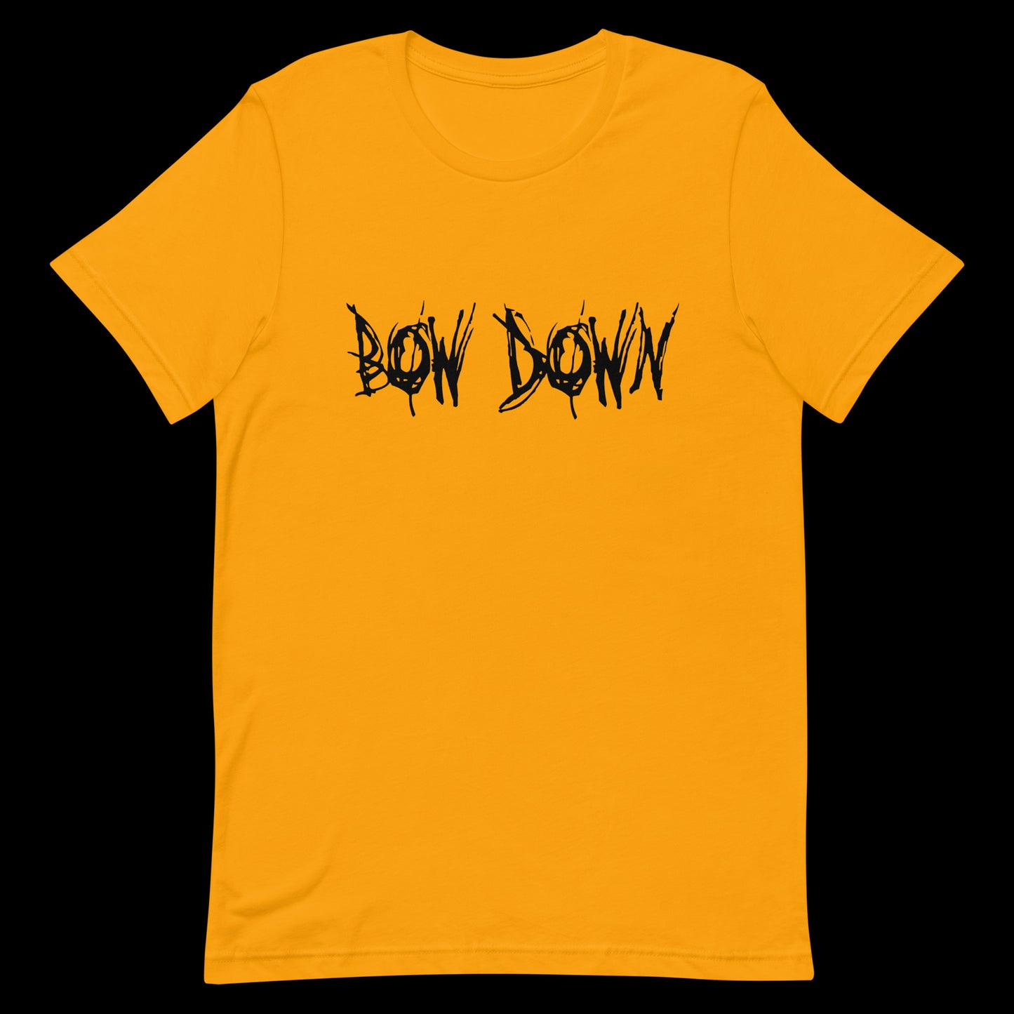 Bow Down Logo Short-Sleeve Unisex T-Shirt
