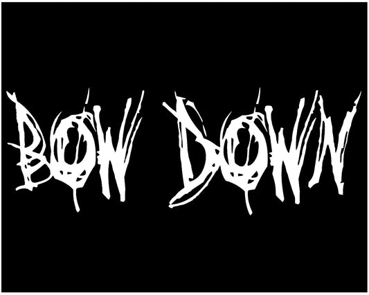 Sticker-Bow Down