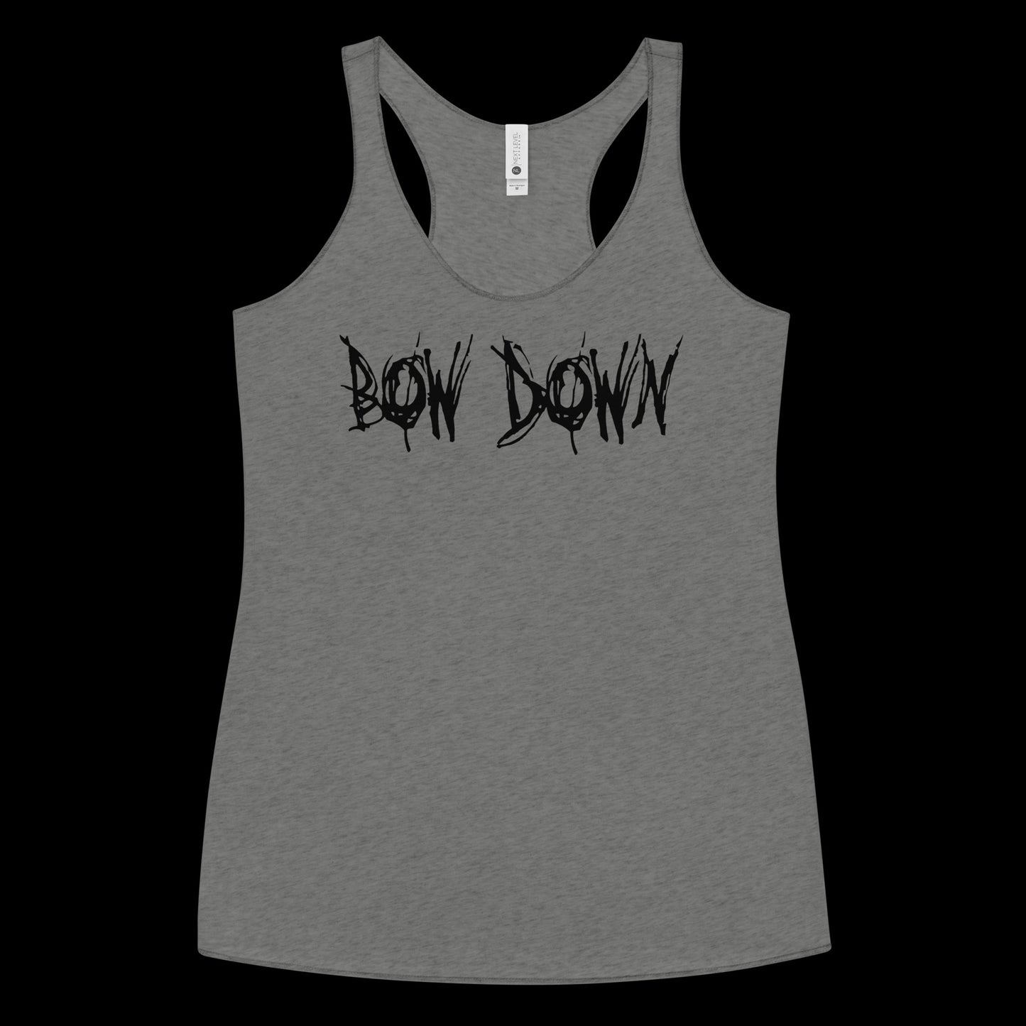 Bow Down Logo Women's Racerback Tank