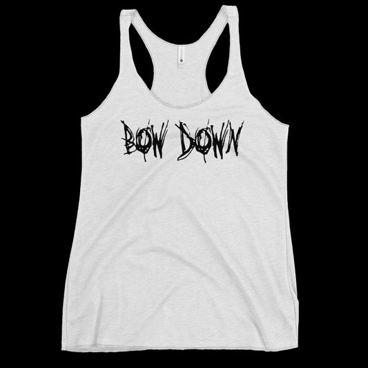 Bow Down Logo Women's Racerback Tank