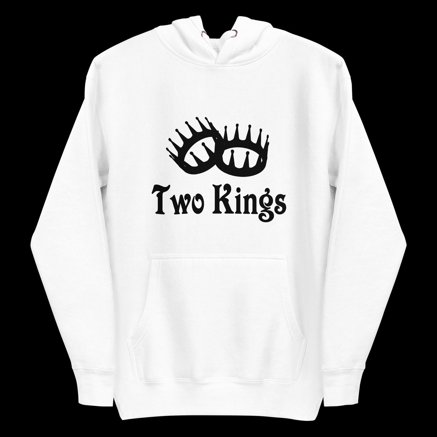 Two Kings Black Logo Hoodie