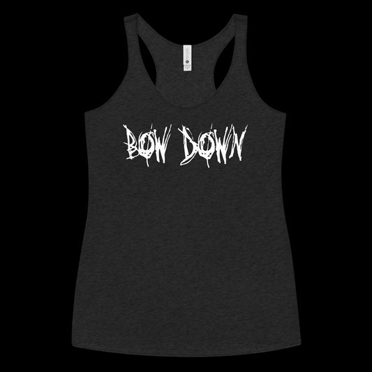 Bow Down Logo Women's Racerback Tank