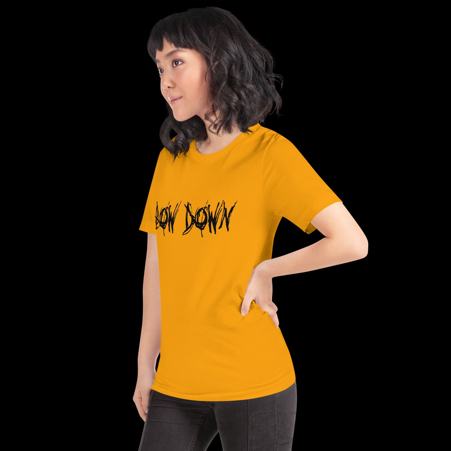 Bow Down Logo Short-Sleeve Unisex T-Shirt