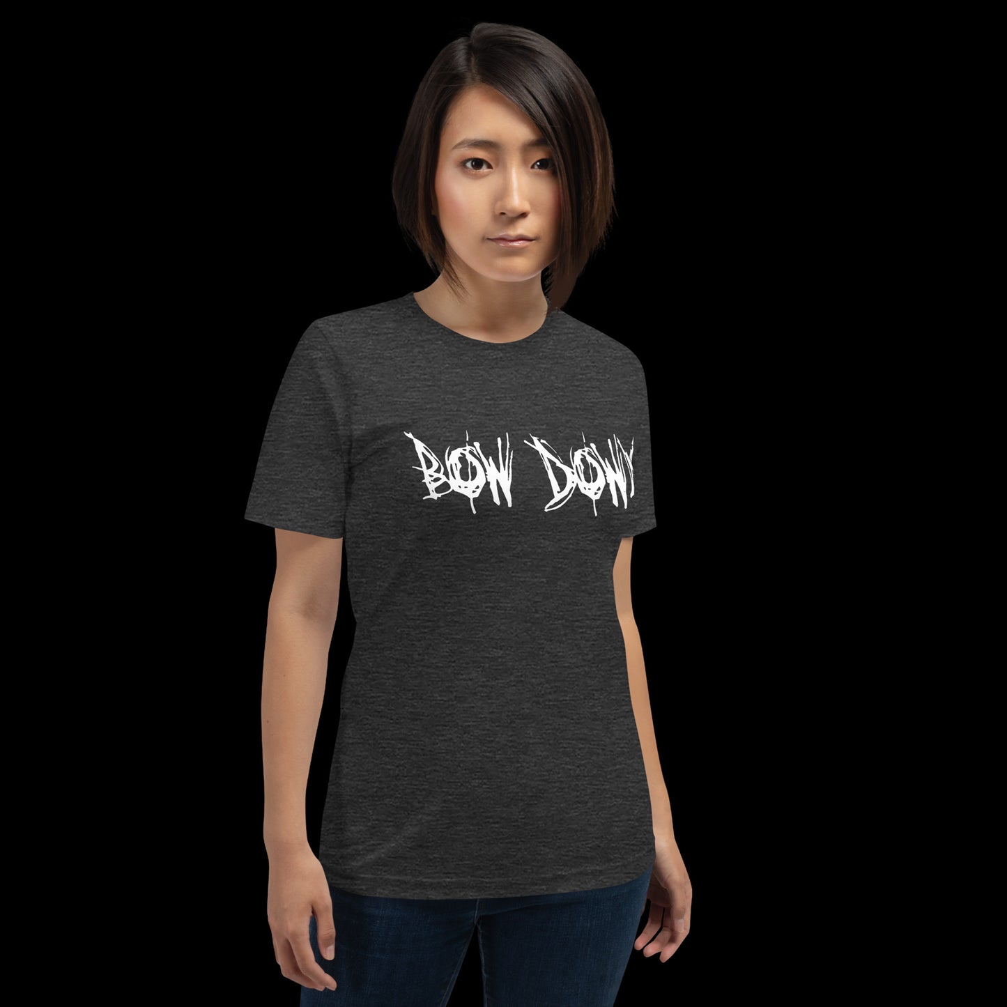 Bow Down Logo Short-Sleeve Unisex T-Shirt