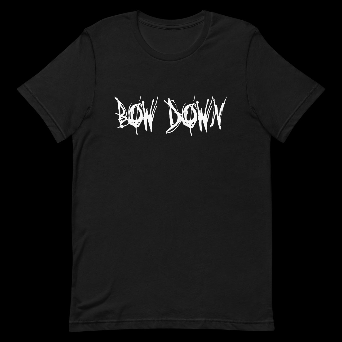 Bow Down Logo Short-Sleeve Unisex T-Shirt