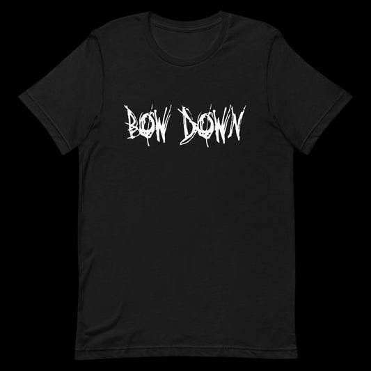 Bow Down Logo Short-Sleeve Unisex T-Shirt