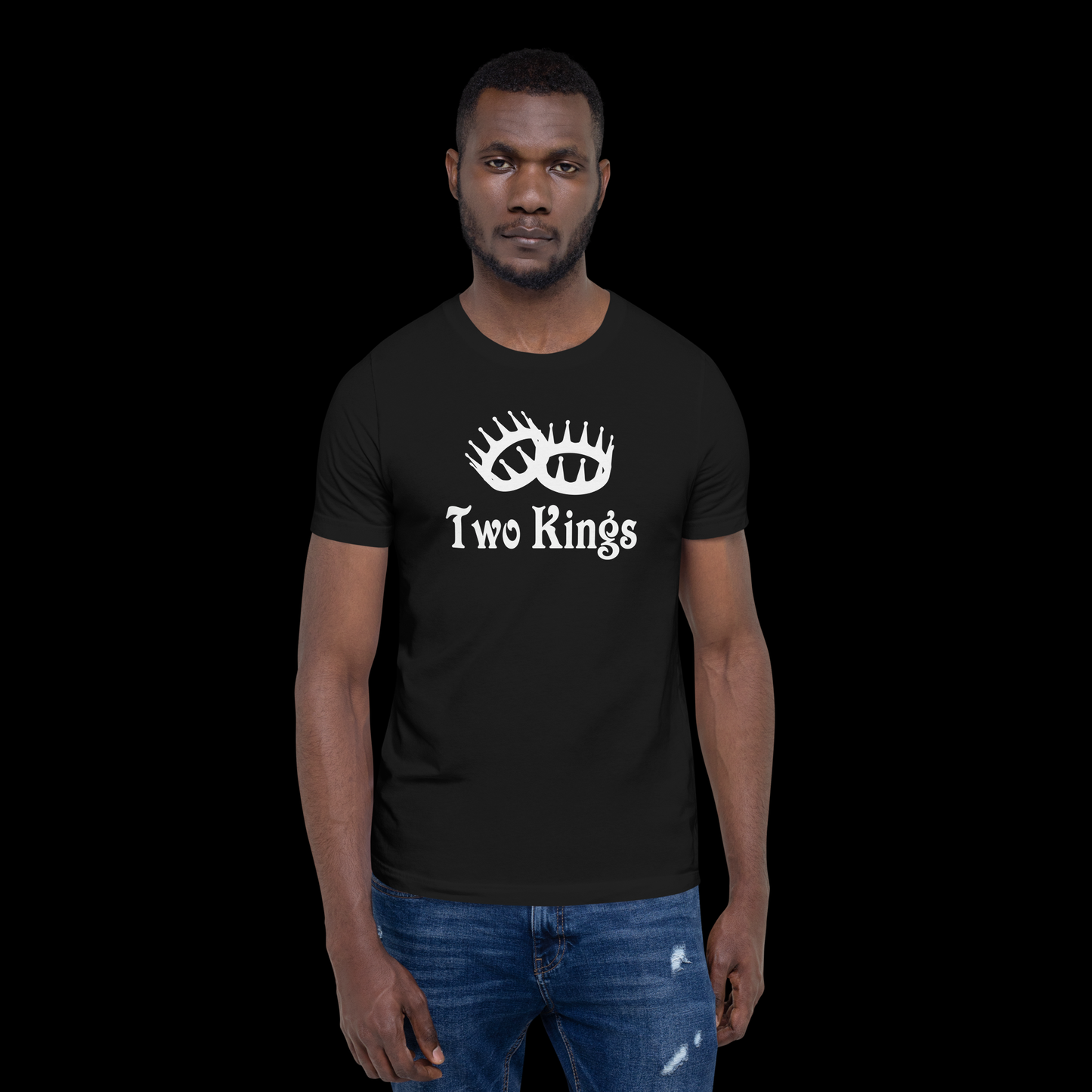 Two Kings White Logo T-Shirt